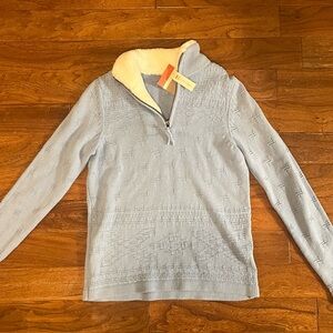 Croft & Barrow Light Blue Quarter Zip Up